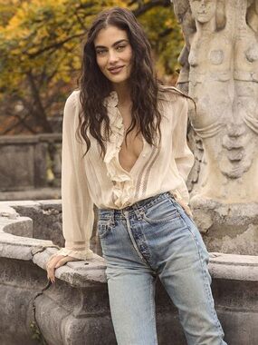 NWOT Doen MAGDELEINE TOP IN CANDLELIGHT